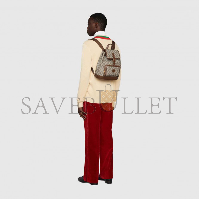 GUCCI BACKPACK WITH INTERLOCKING&G 674147 (30*26.5*13cm) GUCCI BACKPACK WITH INTERLOCKING&G 674147 (30*26.5*13cm)